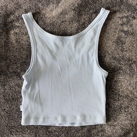 tna ribbed cropped scoop neck tank top - Picture 2 of 4